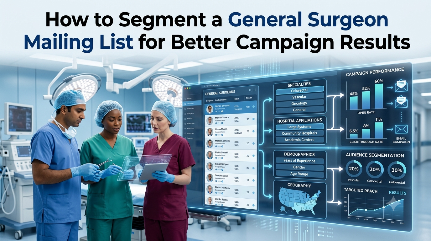 How to Segment a General Surgeon Mailing List for Better Campaign Results