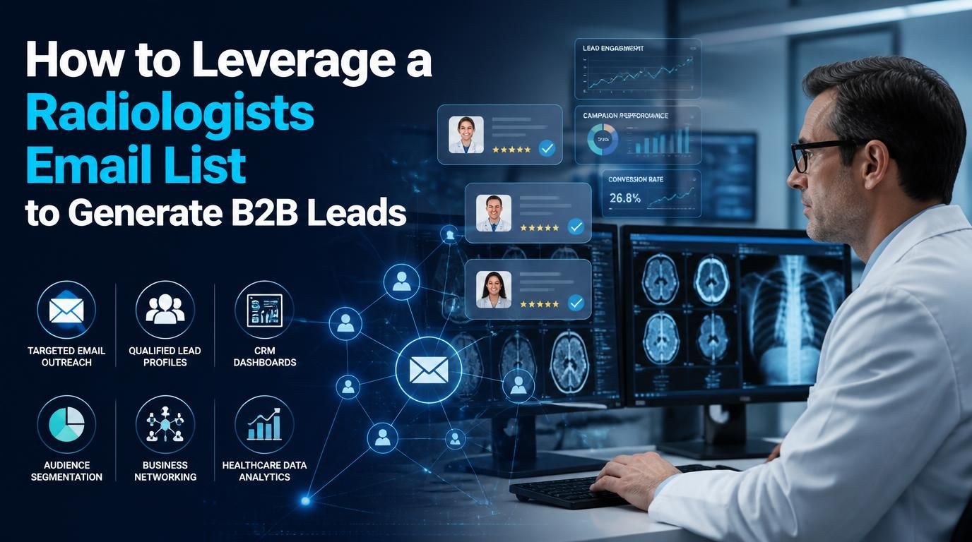 How to Leverage a Radiologists Email List to Generate B2B Leads