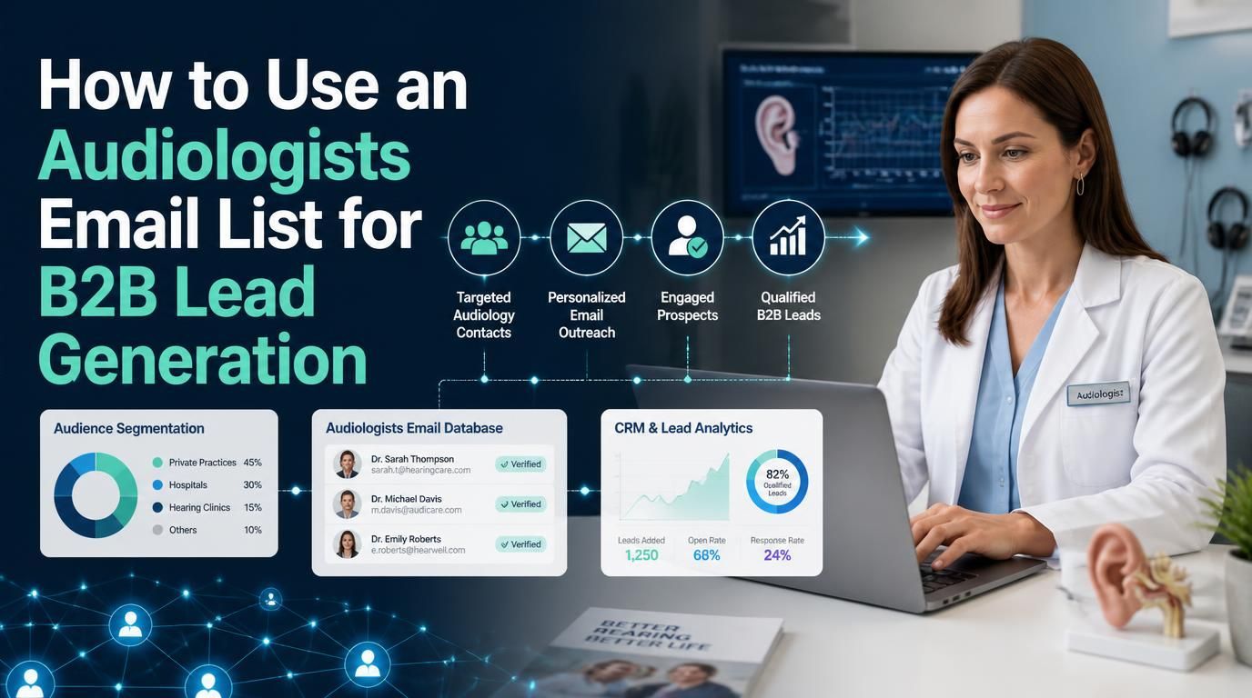 How to Use an Audiologists Email List for B2B Lead Generation