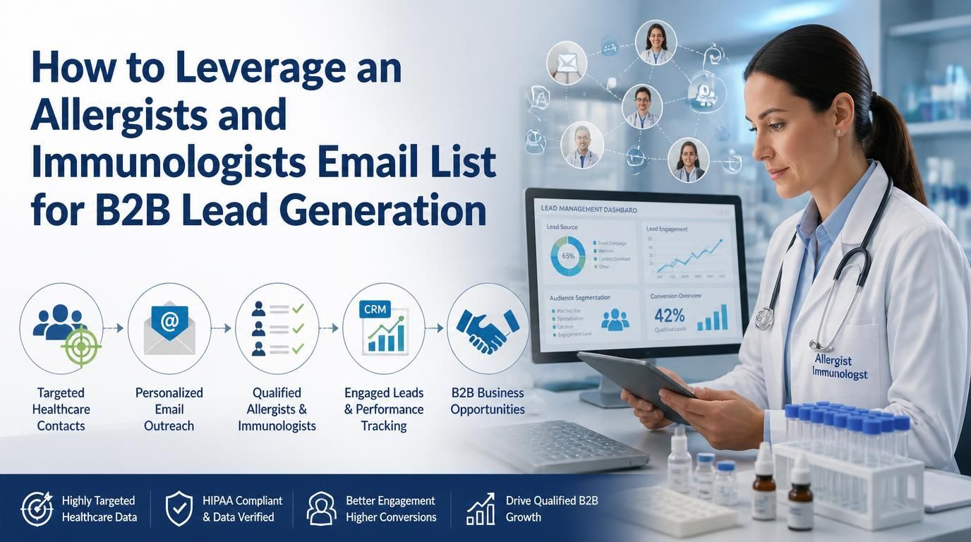 How to Leverage an Allergists and Immunologists Email List for B2B Lead Generation