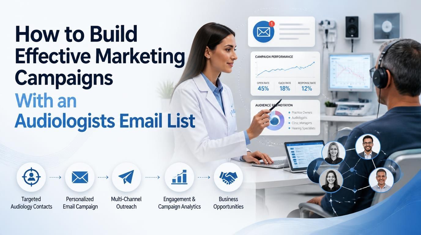 How to Build Effective Marketing Campaigns With an Audiologists Email List