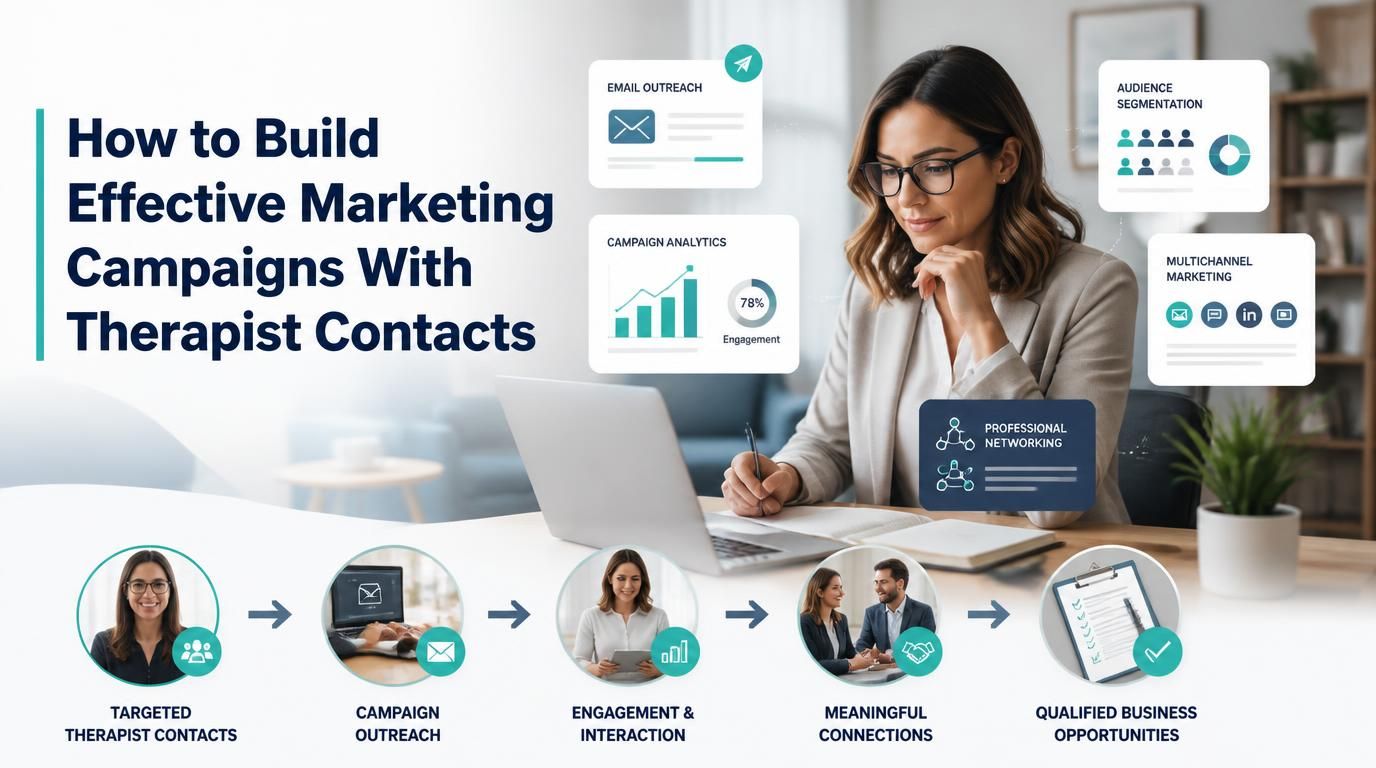 How to Build Effective Marketing Campaigns With Therapist Contacts