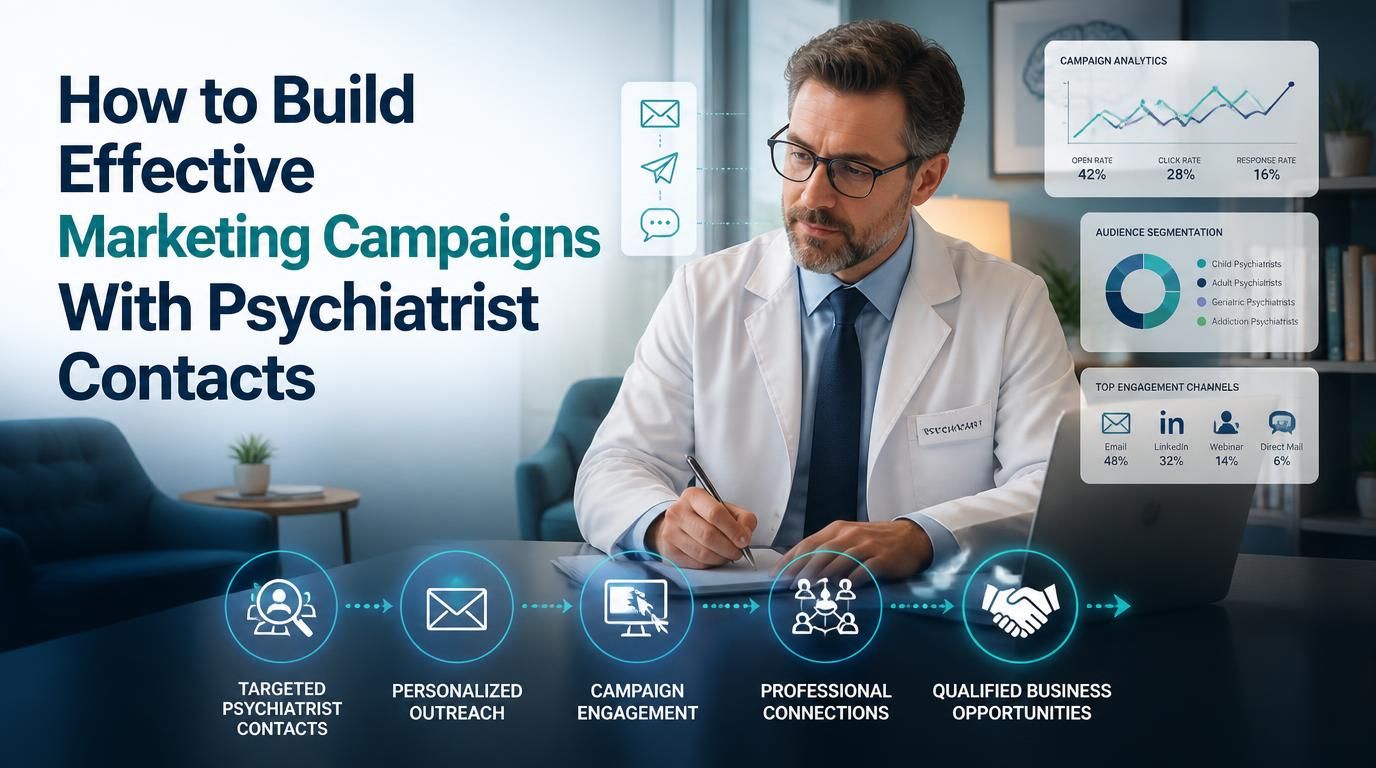How to Build Effective Marketing Campaigns With Psychiatrist Contacts