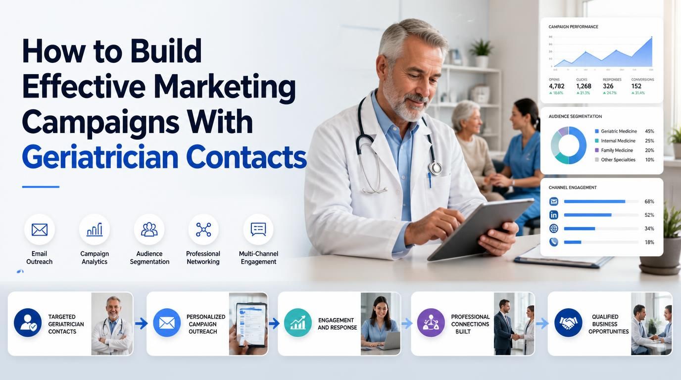How to Build Effective Marketing Campaigns With Geriatrician Contacts