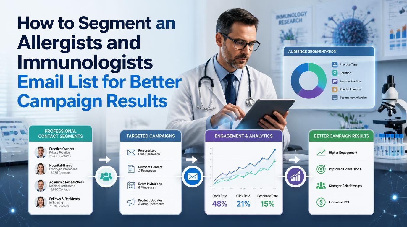 How to Segment an Allergists and Immunologists Email List for Better Campaign Results