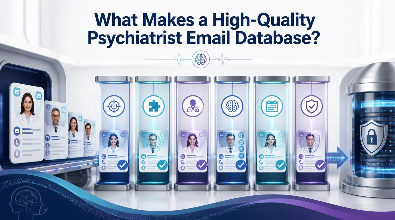 What Makes a High-Quality Psychiatrist Email Database?
