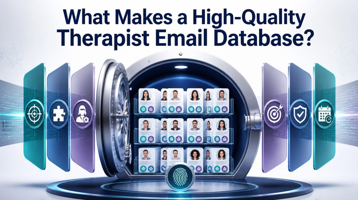 What Makes a High-Quality Therapist Email Database?