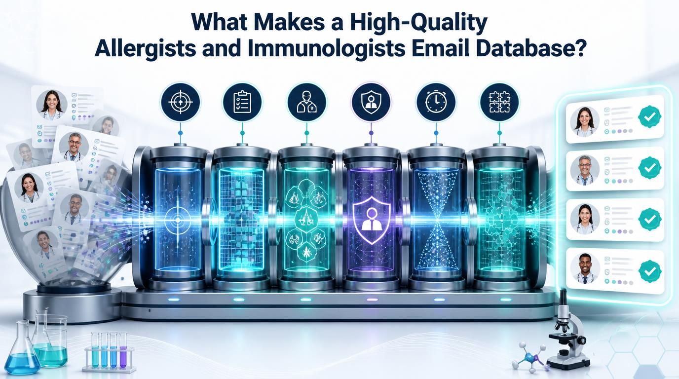 Allergists and Immunologists Email List, B2B Healthcare