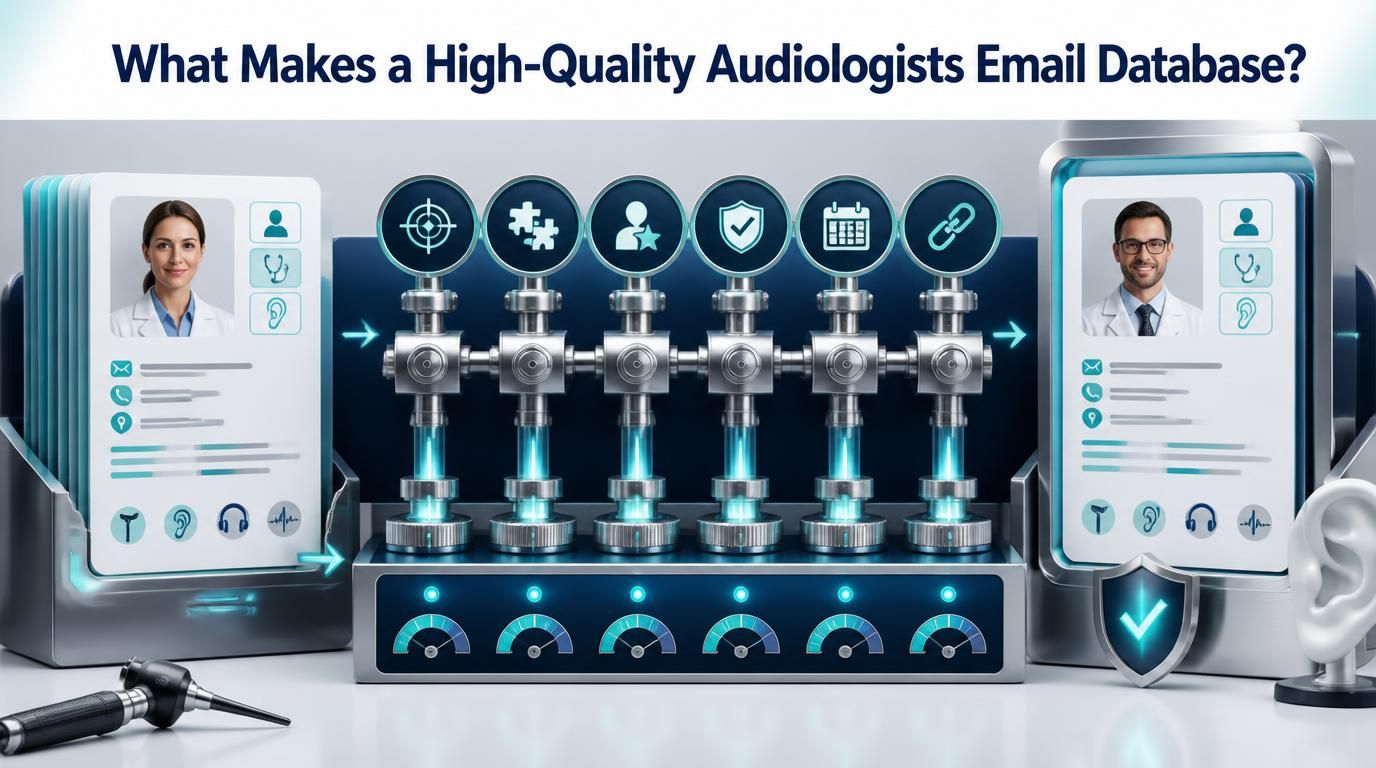 What Makes a High-Quality Audiologists Email Database?