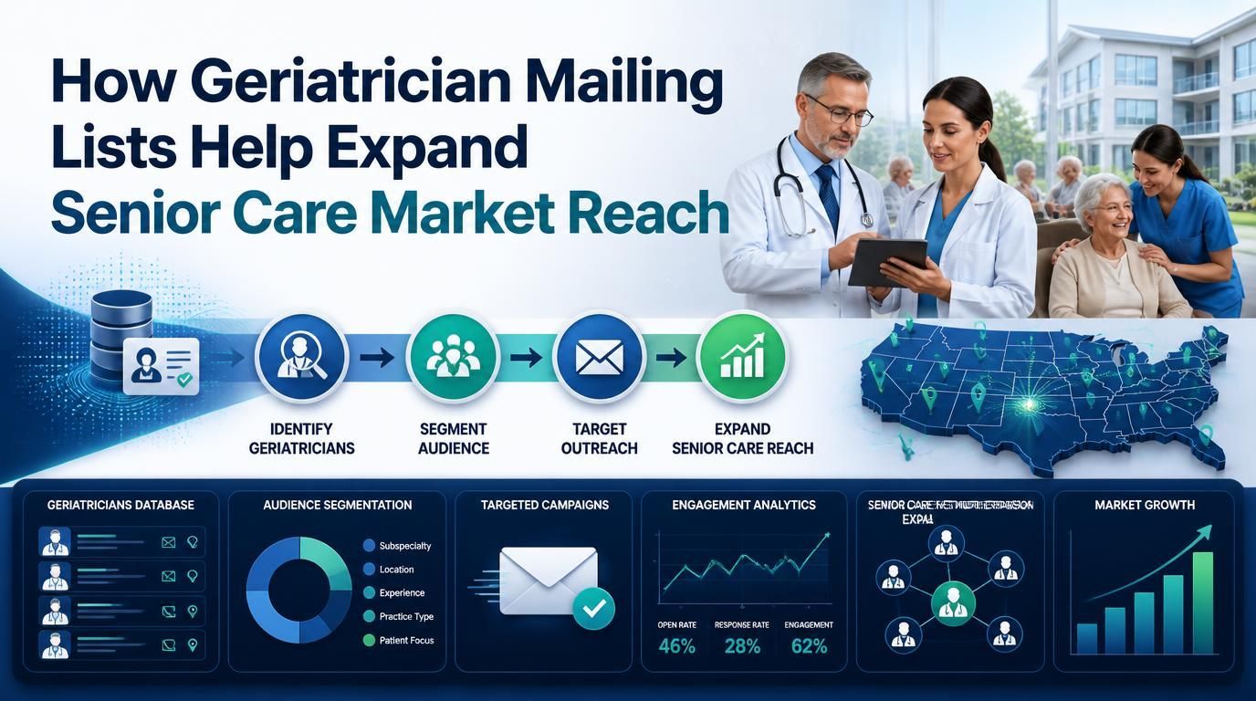 How Geriatrician Mailing Lists Help Expand Senior Care Market Reach
